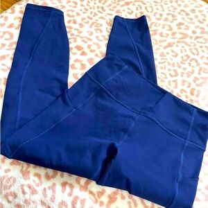 Fabletics navy leggings with pockets